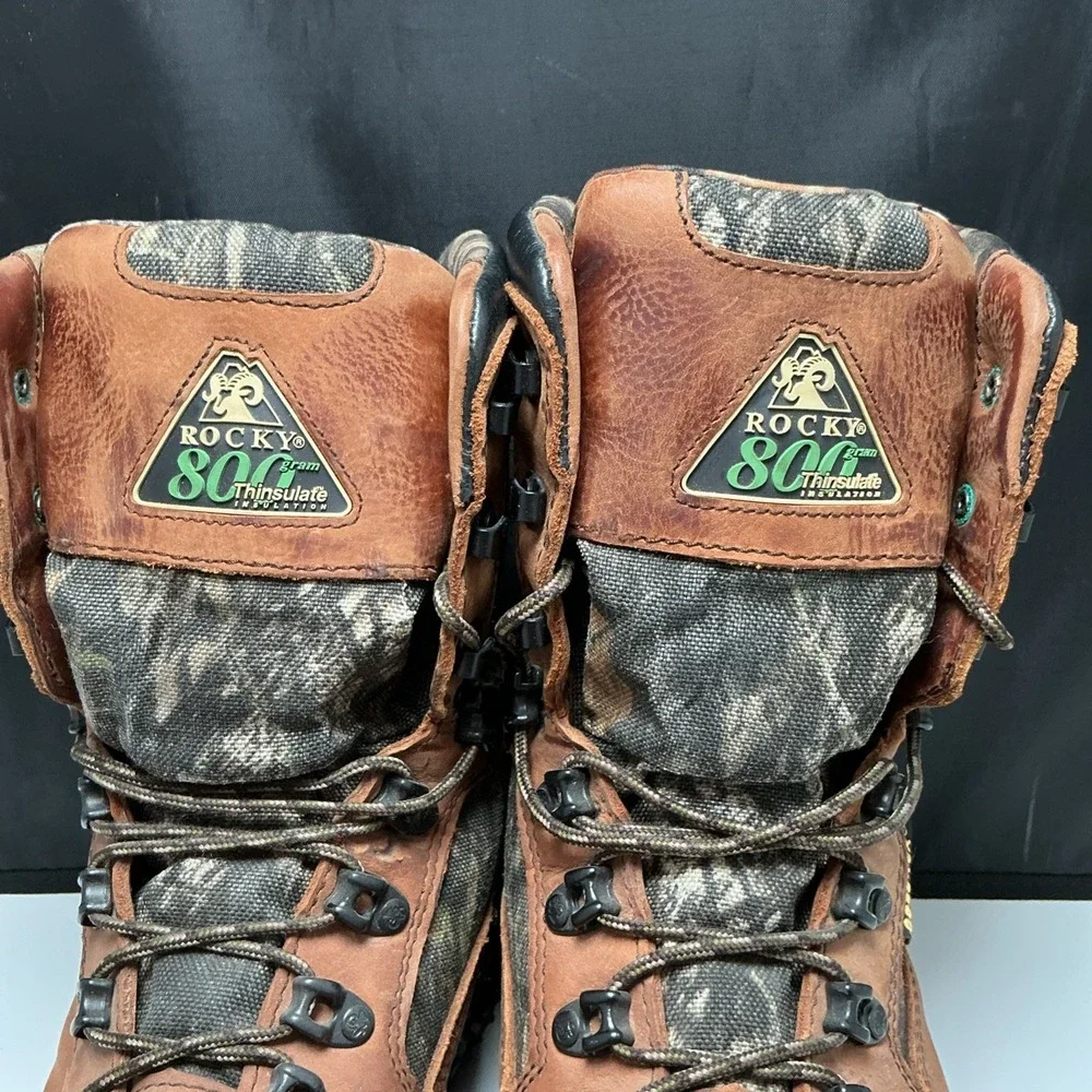 Rocky Rampage 800‎ Gram Thinsulate Vibram Size 9 Men's Boots 8992